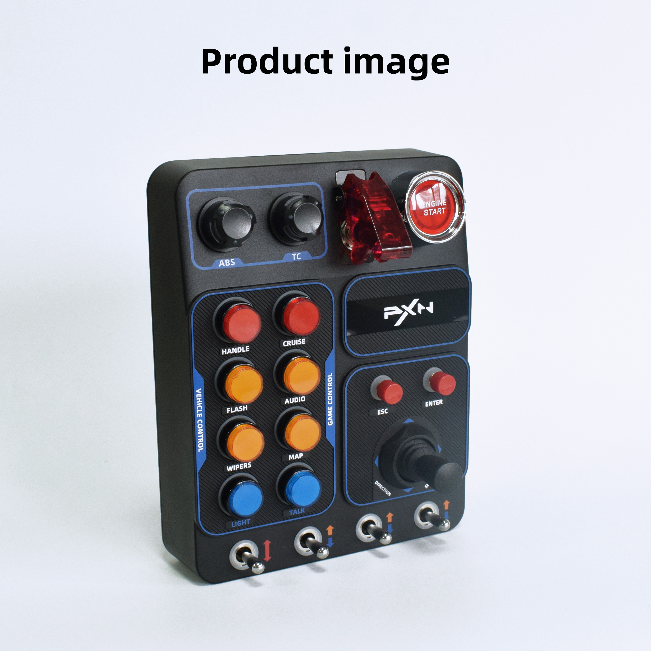 Programmable Control Box with 30 Buttons and RGB for PC - Minimalist aesthetic in natural lighting