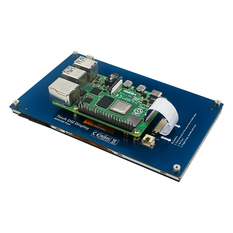 DSI connection diagram for Raspberry Pi display