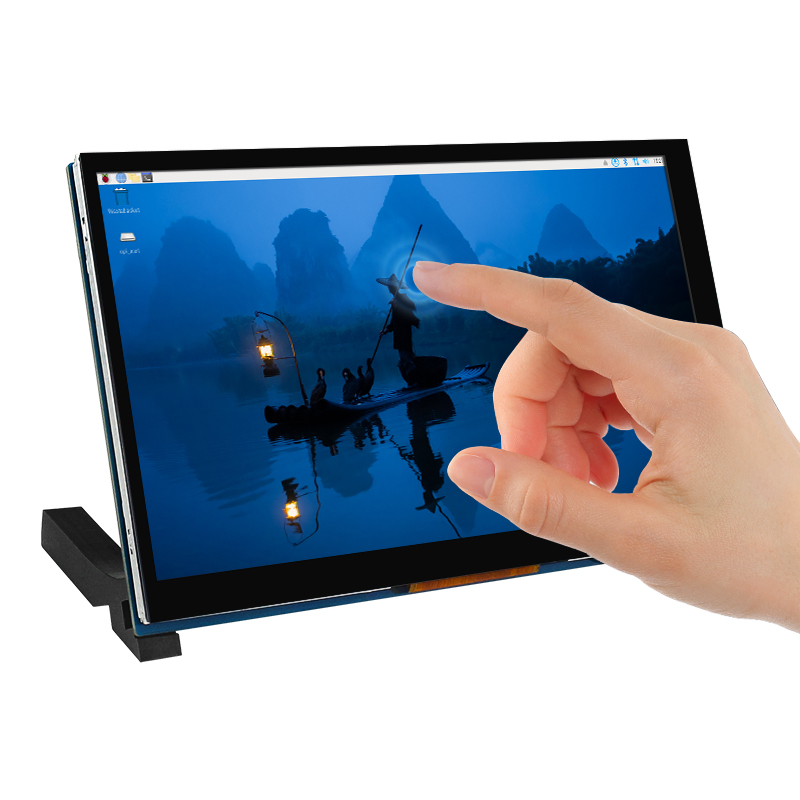 Capacitive touch screen response demonstration