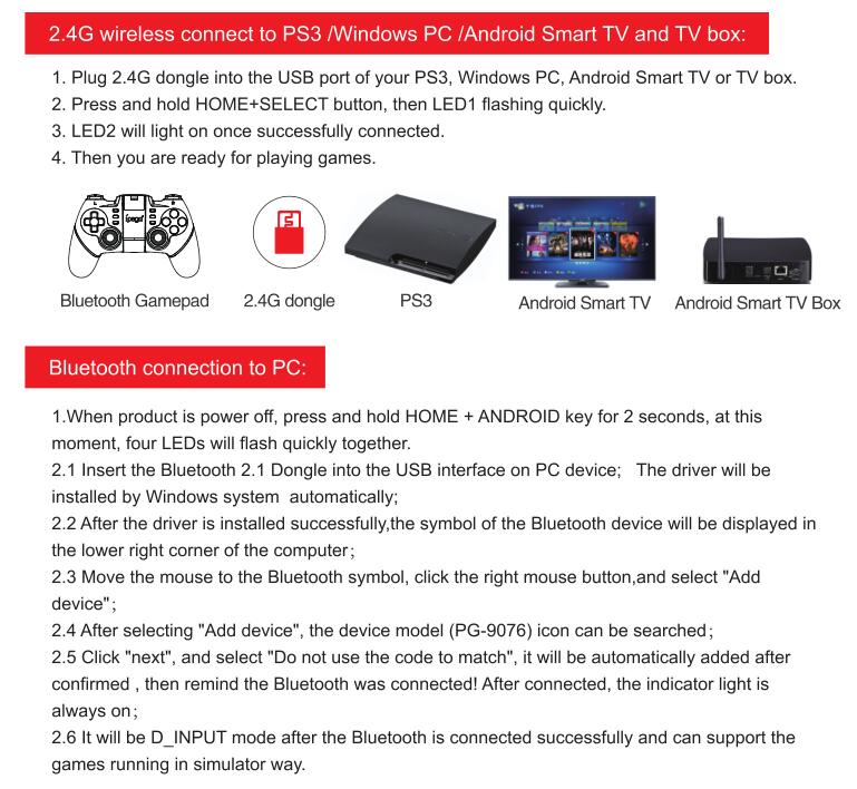 Wireless Bluetooth Mobile Game Controller for Phone PC TV - Sleek profile against neutral background