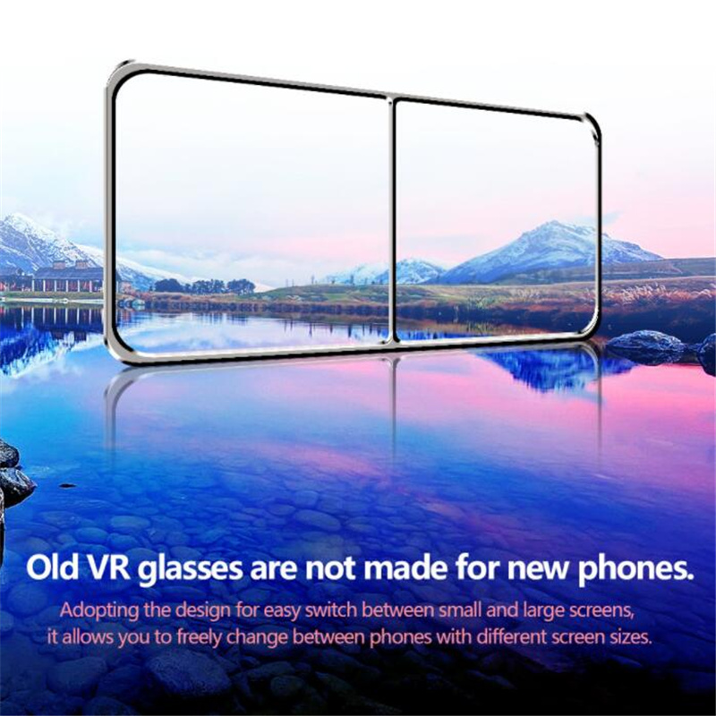 Phone frame compatibility guide for virtual reality headset