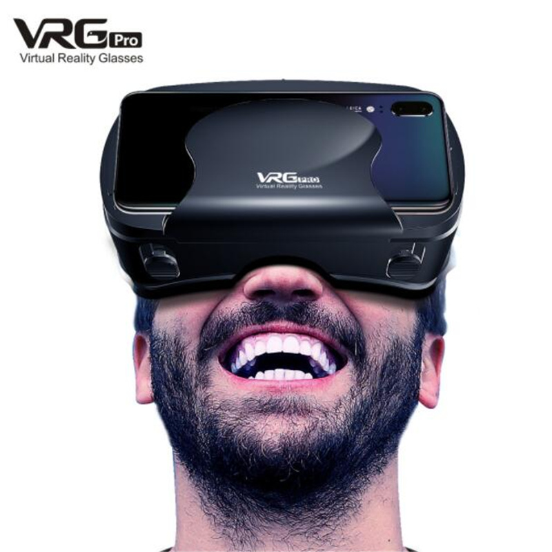3D virtual reality glasses for large smartphones
