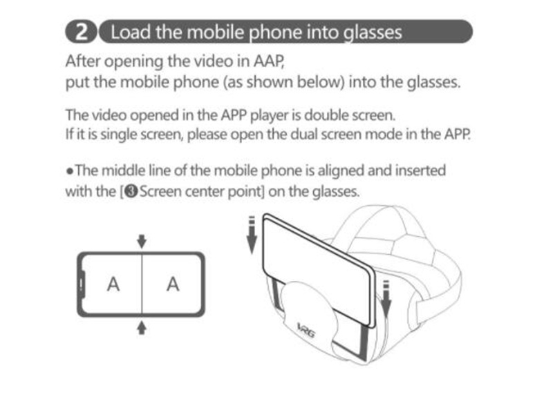 VR headset for interactive mobile gaming