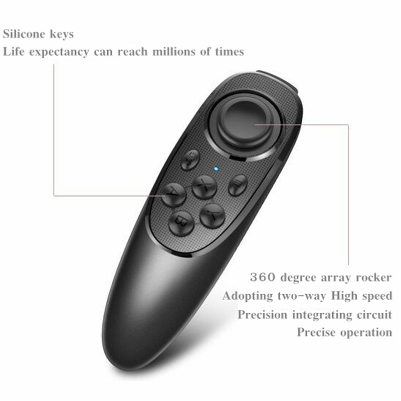 Optional wireless controller gamepad for VR glasses
