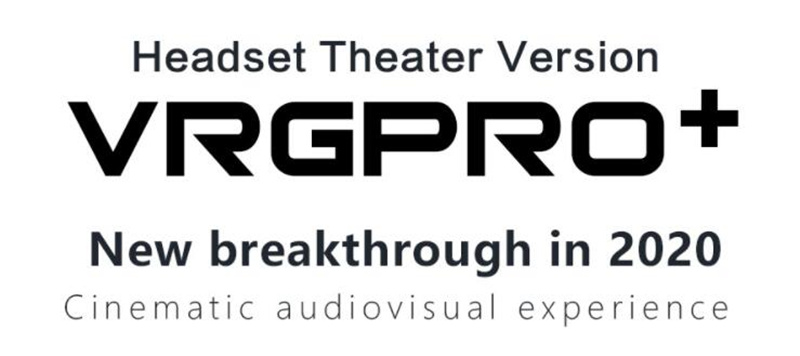 VR headset with built-in headphones and gamepad