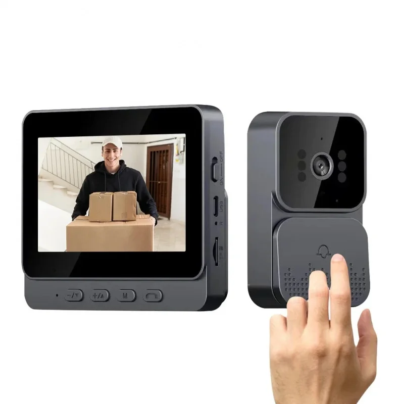HD screen indoor monitor for smart video doorbell