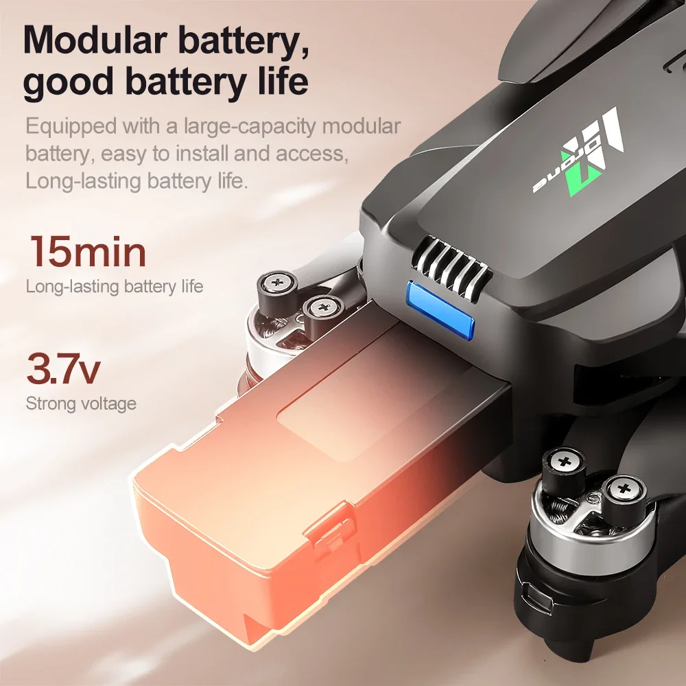 M7 GPS 8K HD Drone with Dual Camera and Obstacle Avoidance - Elegant design displayed
