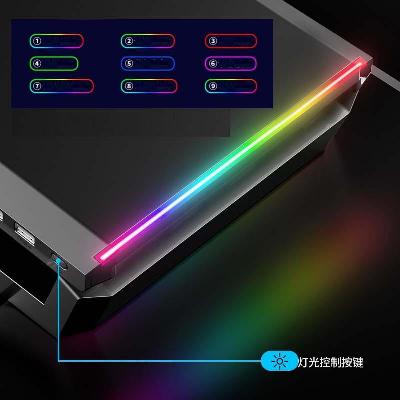Monitor stand with built in USB type C extend adapter