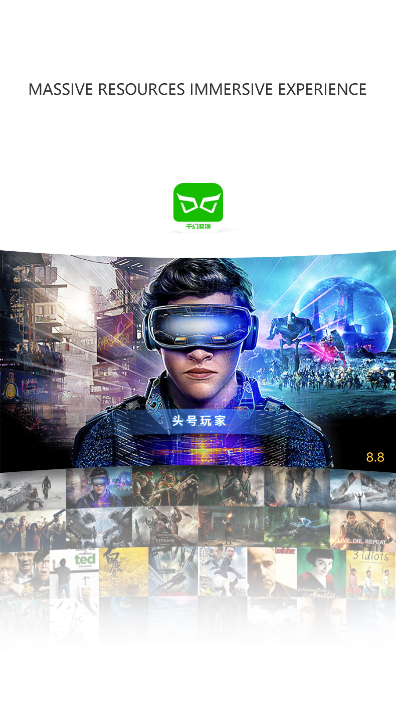 Shinecon G04EA virtual reality helmet details