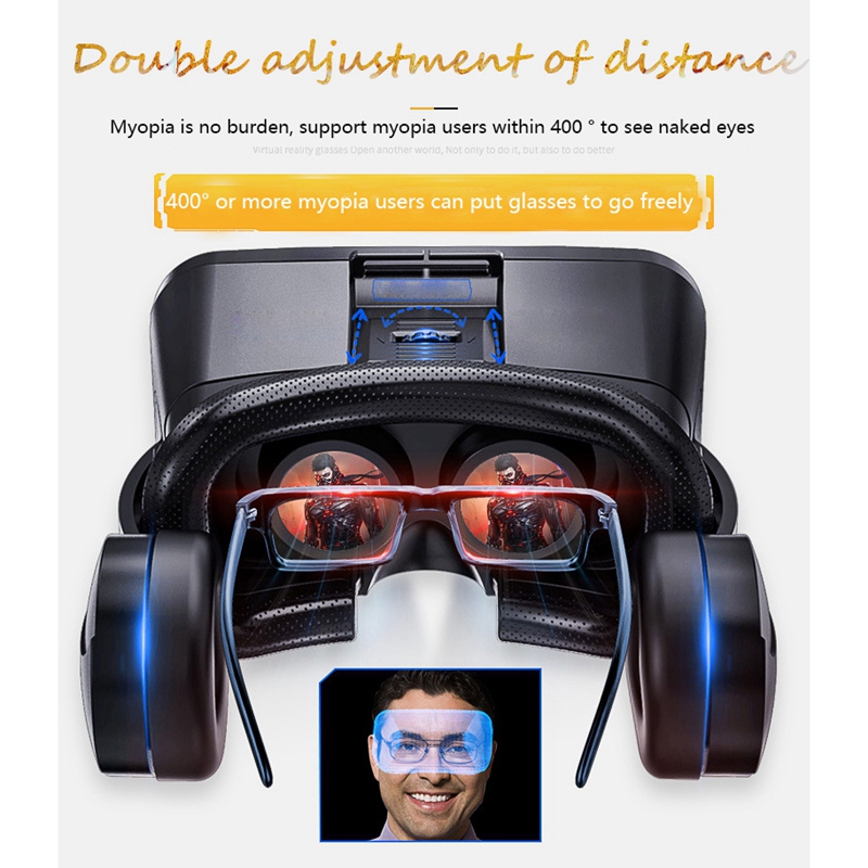 VR Headset 3D Virtual Reality Glasses for Smartphones - Durability emphasized through real-world setting