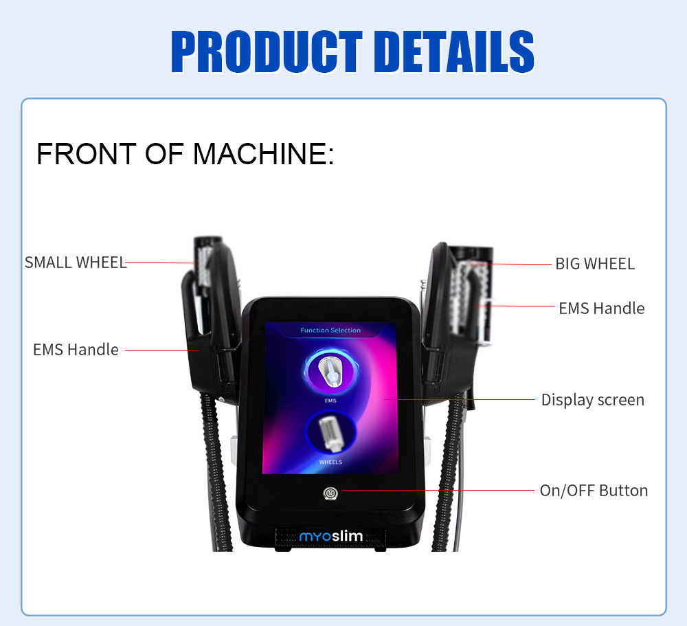 EMS Inner Ball Roller Slimming and Muscle Building Machine - Smart functionality in action