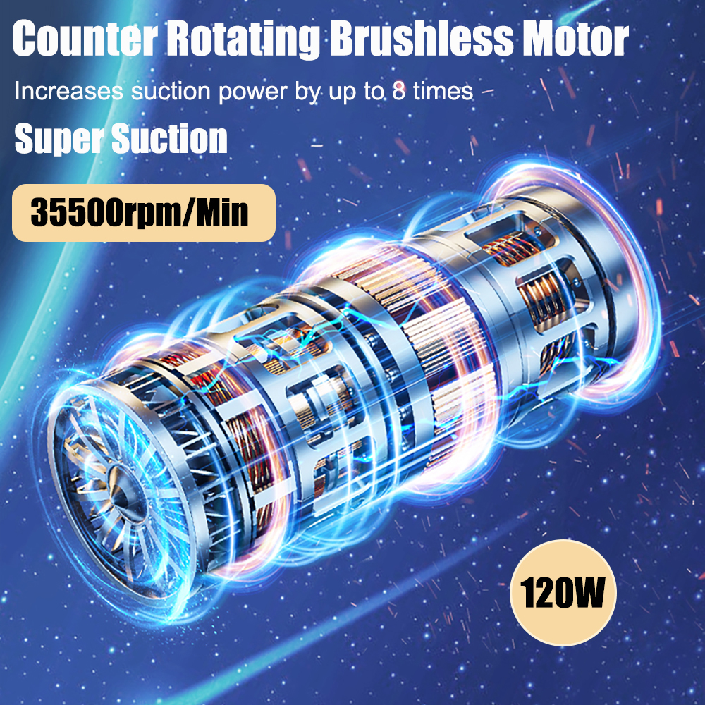 Compact and lightweight design of the handheld vacuum cleaner