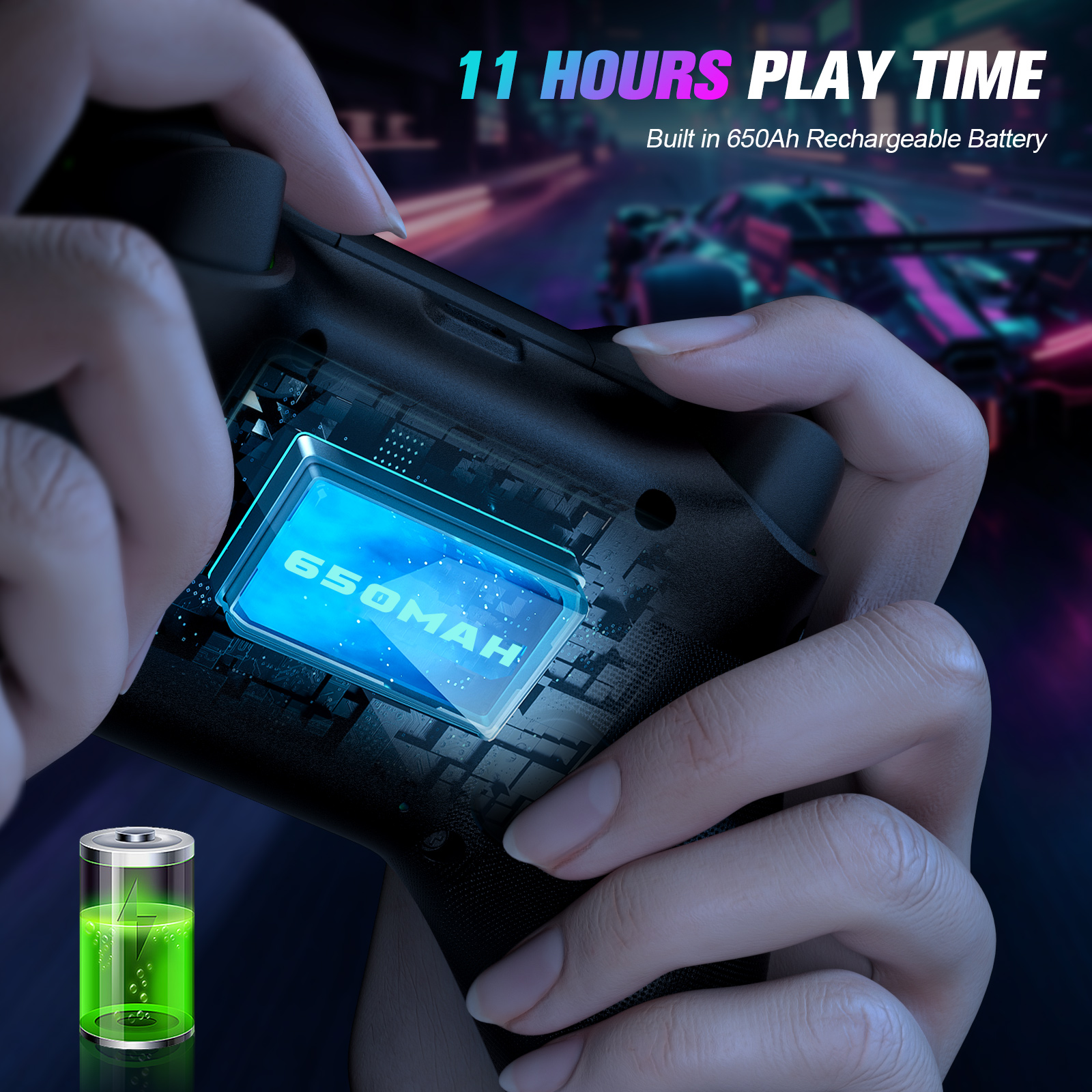 Wireless Xbox Controller RGB Gamepad for Xbox Series SX - Minimalist aesthetic in natural lighting