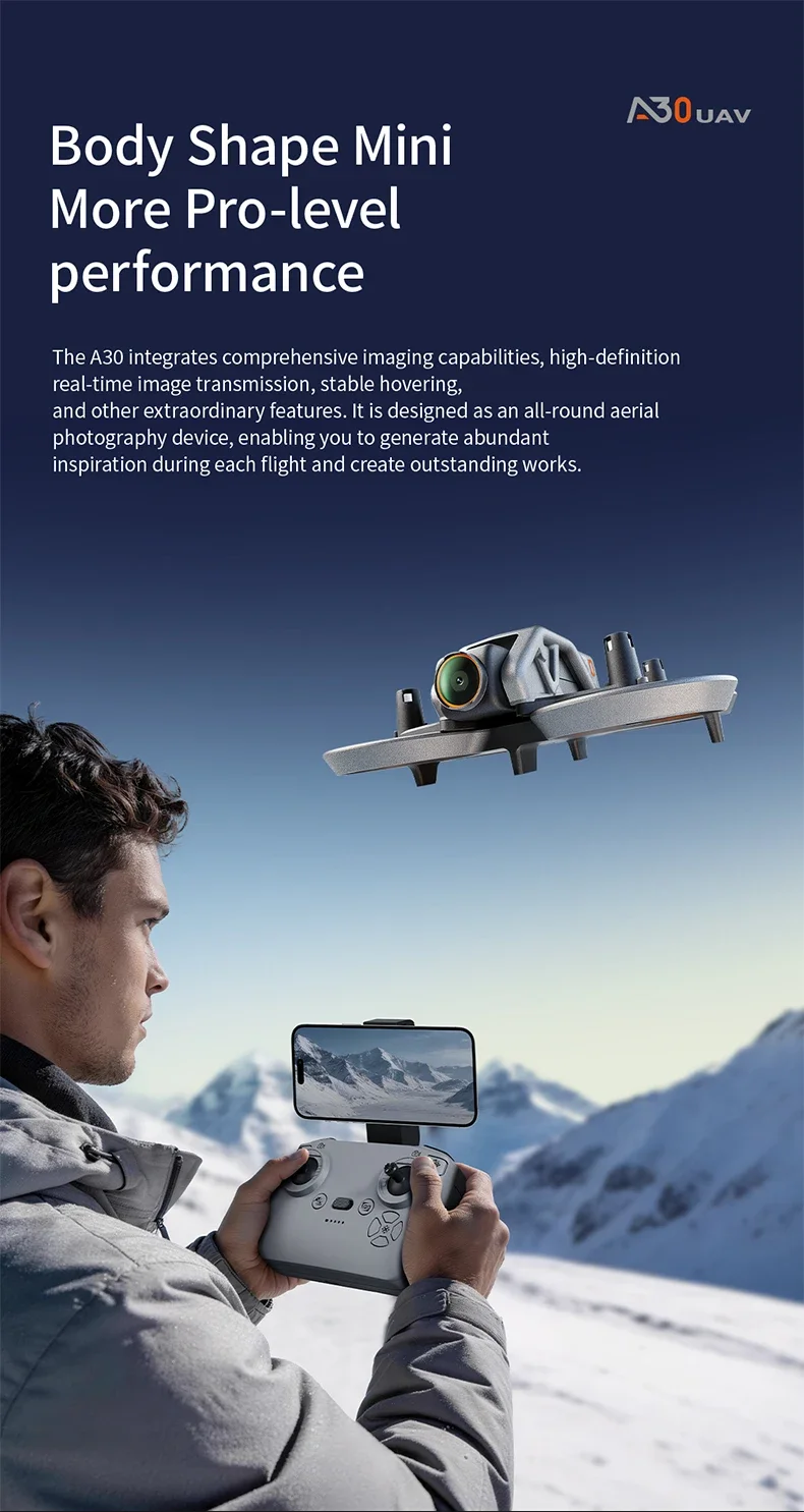 4K Xioami GPS Drone Foldable RC Quadcopter Easy Fly Camera Drone - Product close-up for better view