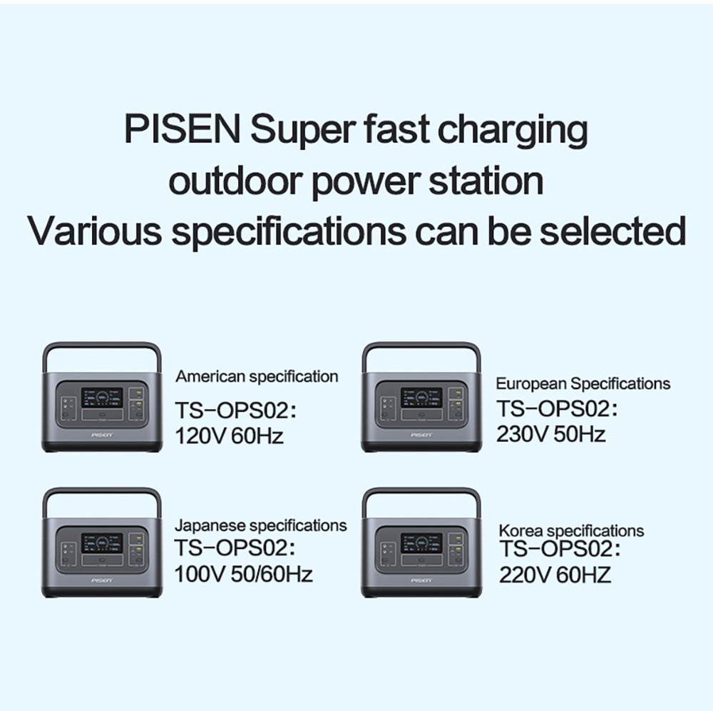 PISEN 1000W Solar Generator 1008Wh LiFePO4 Portable Power Station - Durability emphasized through real-world setting