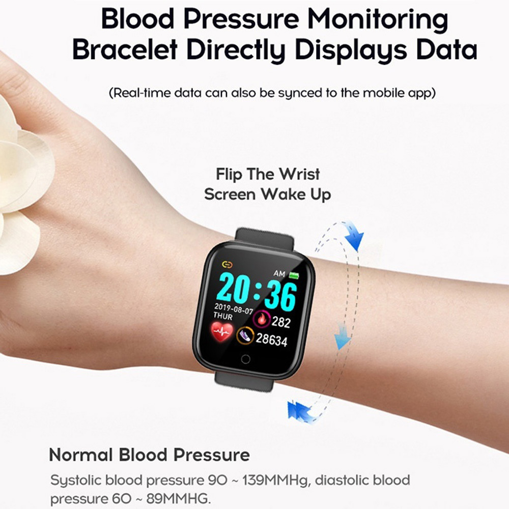 Smart Watch Fitness Tracker Bluetooth Sport Digital Watch - Elegant design displayed