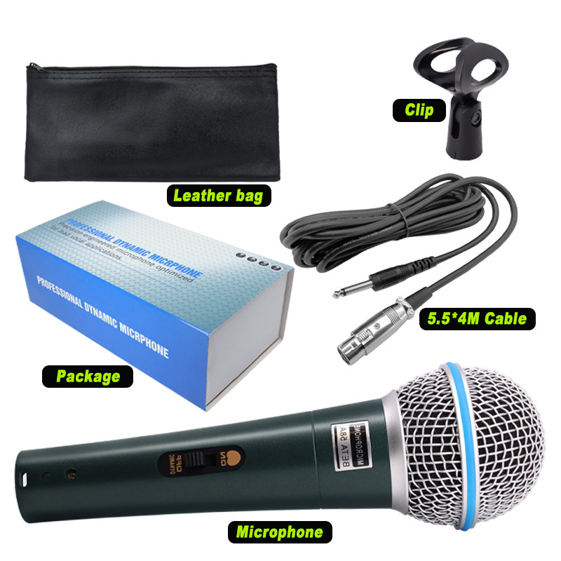 Professional Dynamic Microphone for Gaming and Streaming - Elegant design displayed