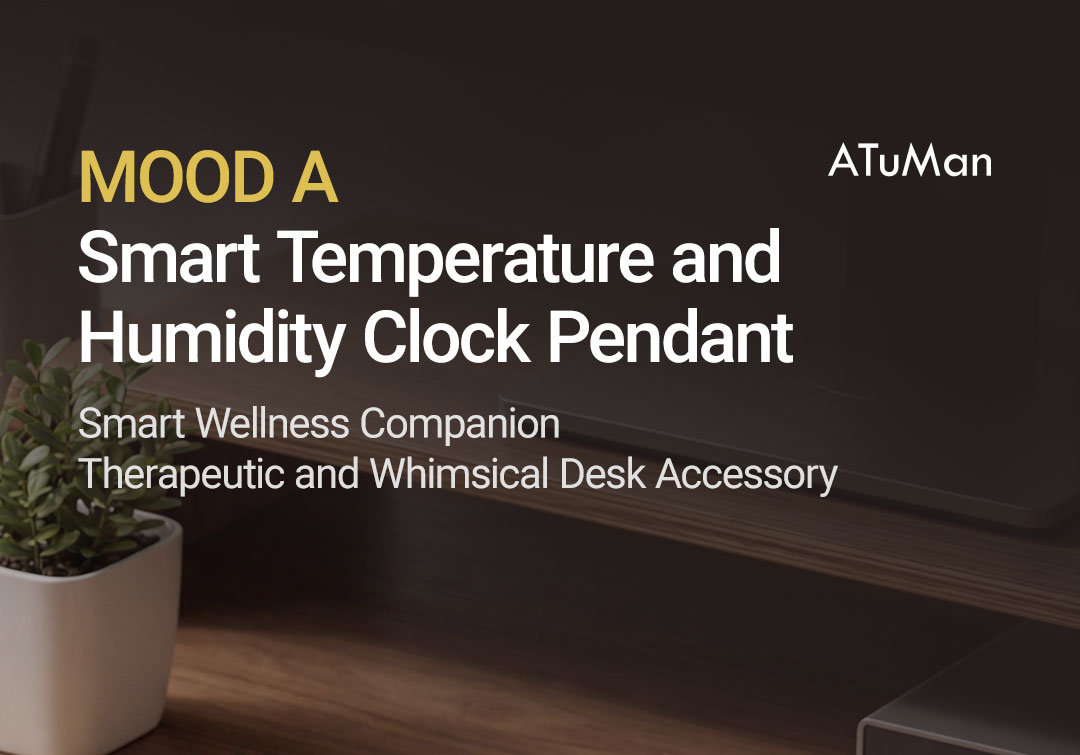 DUKA MOODA smart desktop temperature and humidity clock display