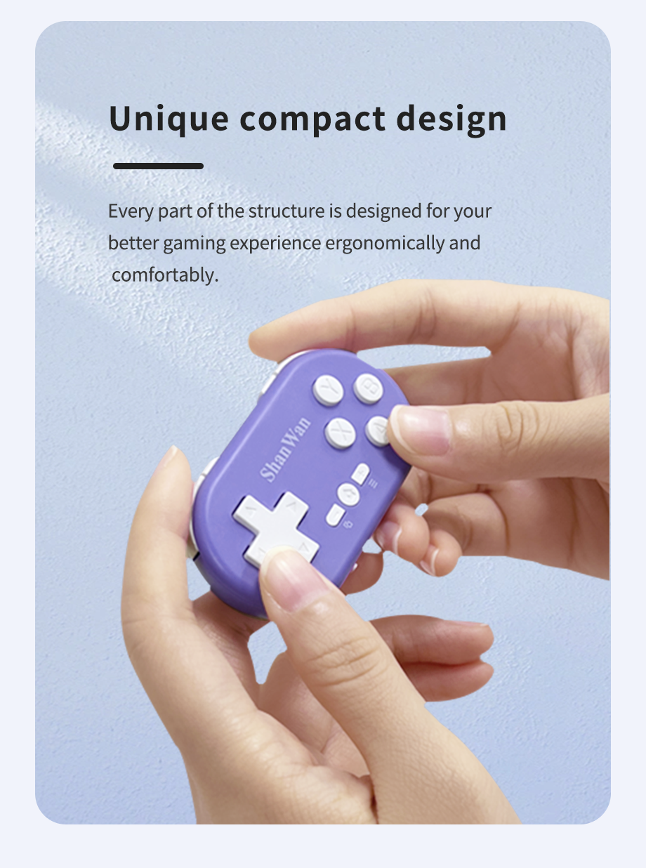 Wireless gamepad controller for PC and TV