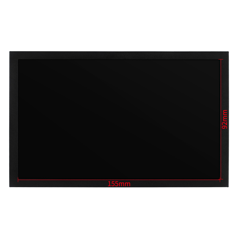 Package contents including screen and cables