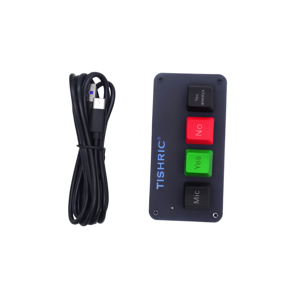Compact USB mechanical hotkey pad for efficient workflow