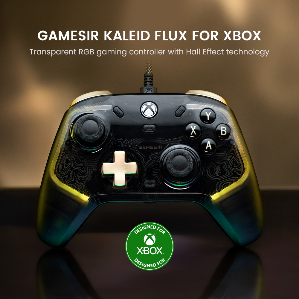Membrane face buttons on kaleid flux
