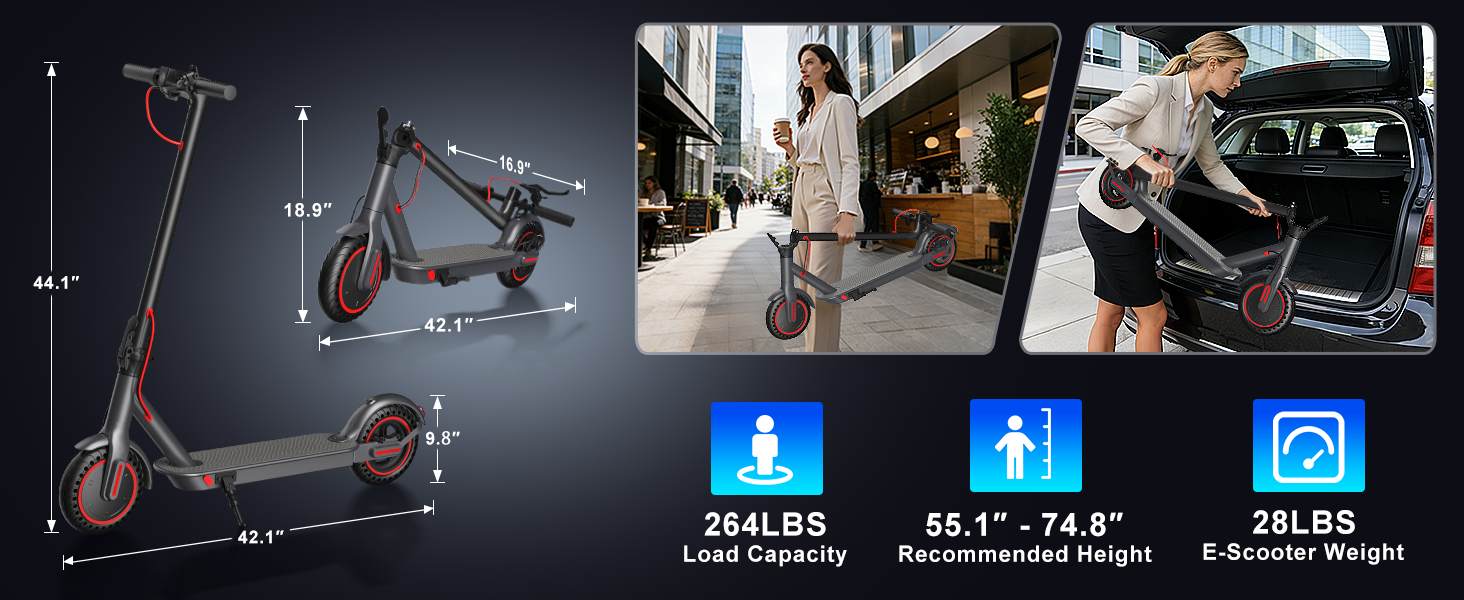 Electric scooter parts and accessories