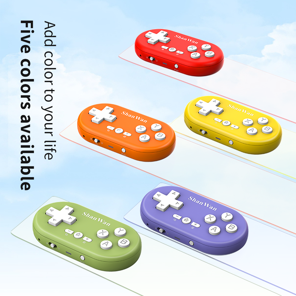 Mini game controller showcasing emulator compatibility