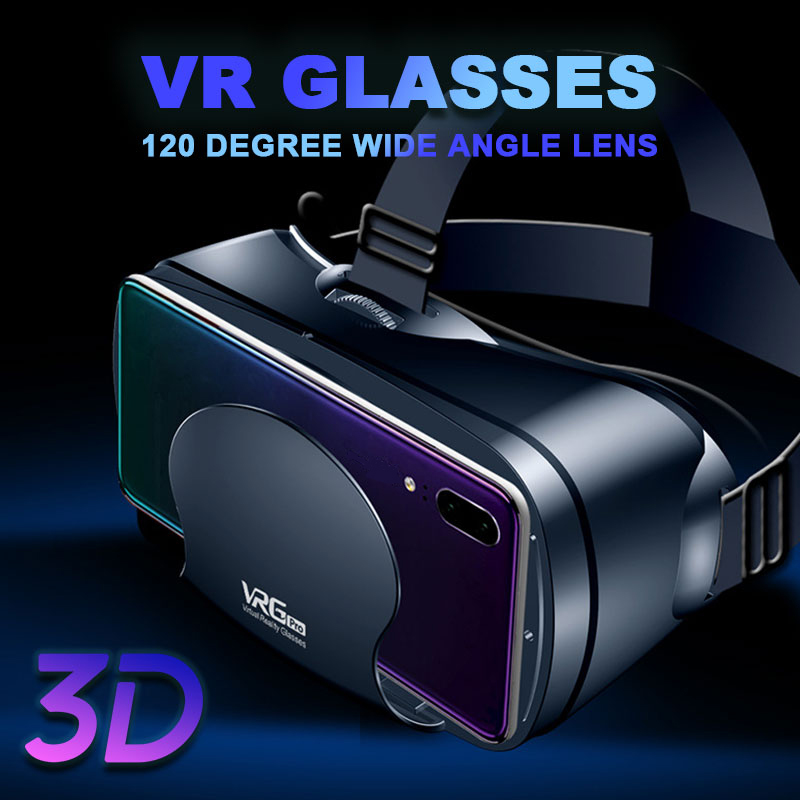 3D VR Headset Smart Glasses Virtual Reality Helmet for smartphone