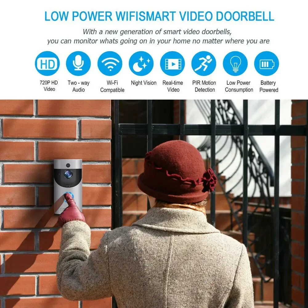 Video doorbell showing infrared night vision capability
