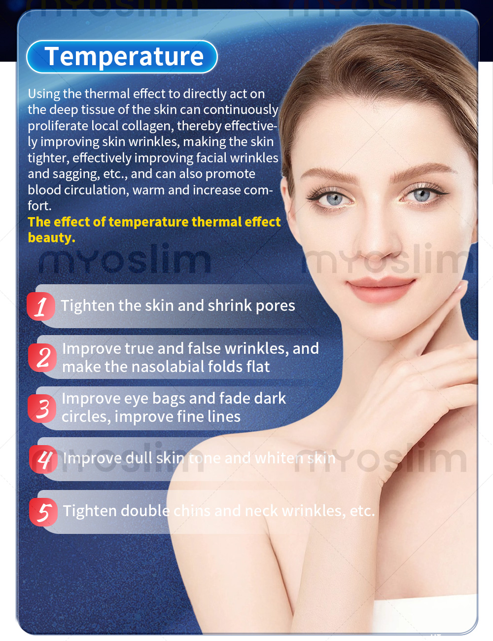 Ergonomic soft silicone patches fitting facial curves