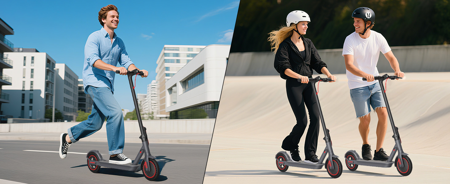 Apex Pro electric scooter in action