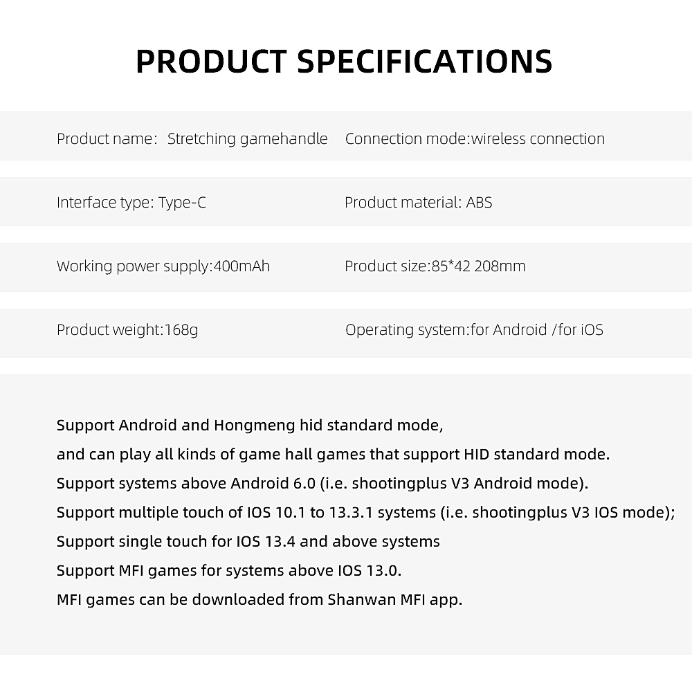 Cell Phone Gamepad Joystick Bluetooth Controller for iPhone - picture 72