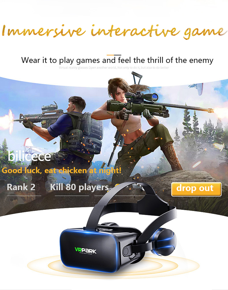 VR Headset 3D Virtual Reality Glasses for Smartphones - Smart functionality in action