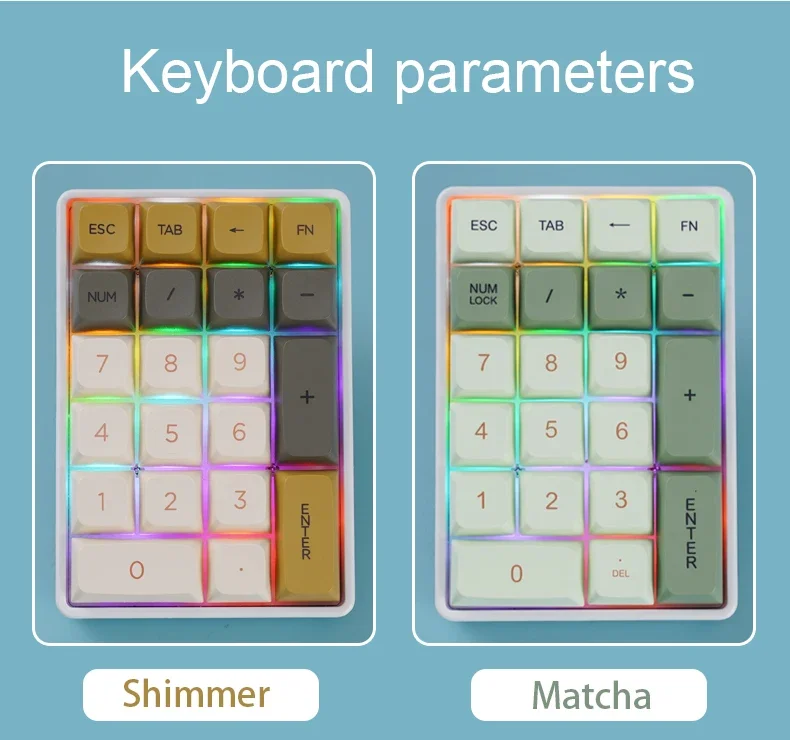 USB-C cable connected to the mechanical numeric keypad