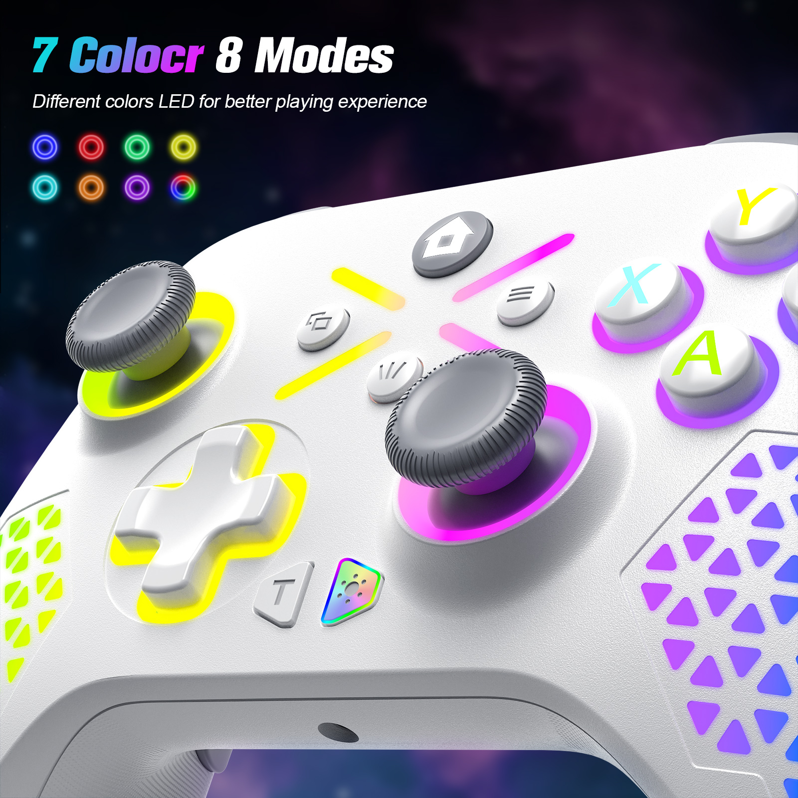 Wireless Xbox Controller RGB Gamepad for Xbox Series SX - Product close-up for better view