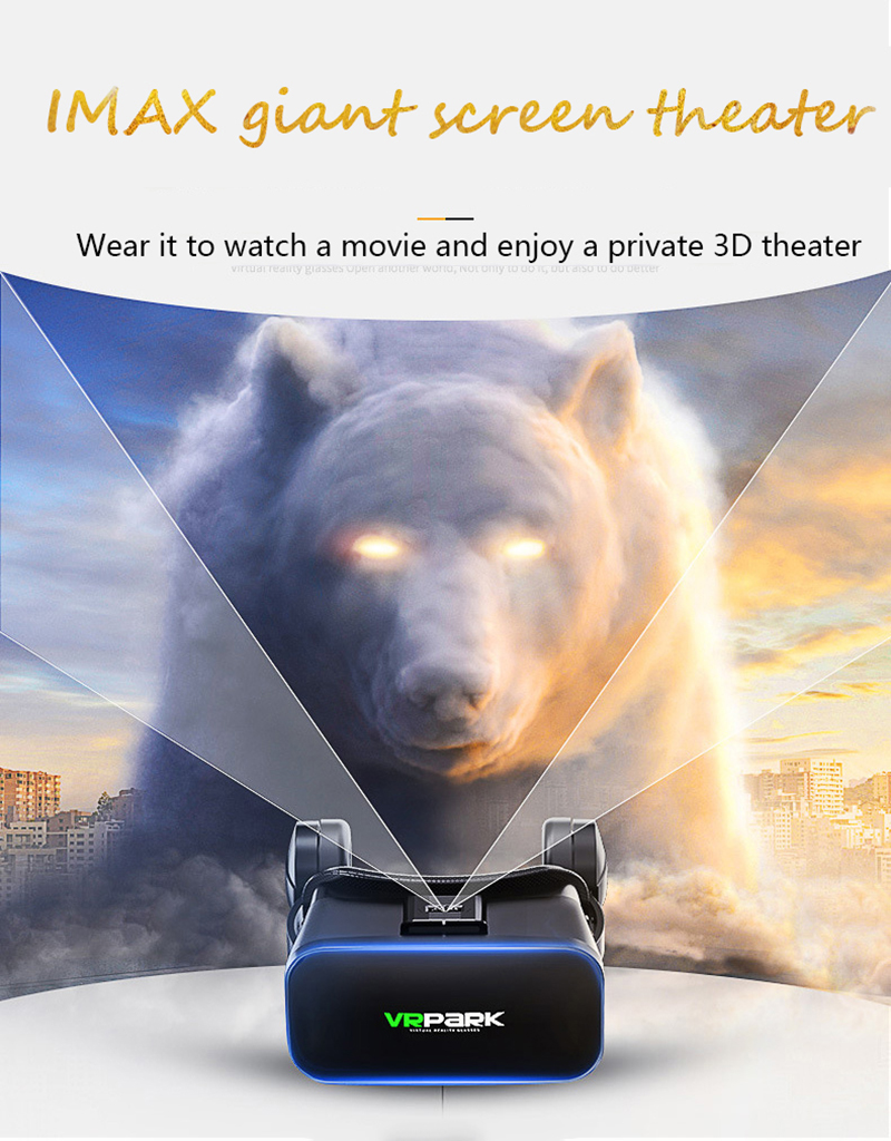 VR Headset 3D Virtual Reality Glasses for Smartphones - Modern style featured in daily use
