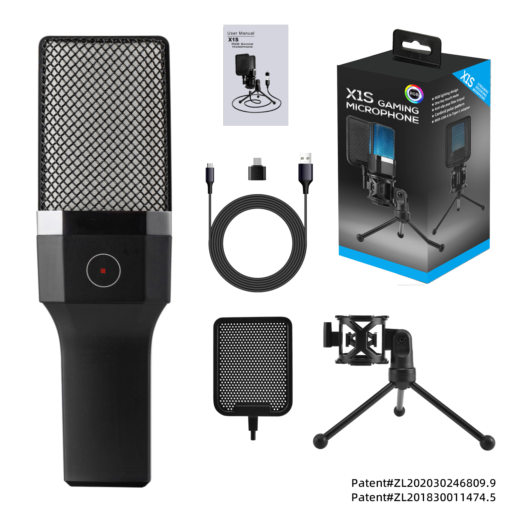 USB microphone interface and connections