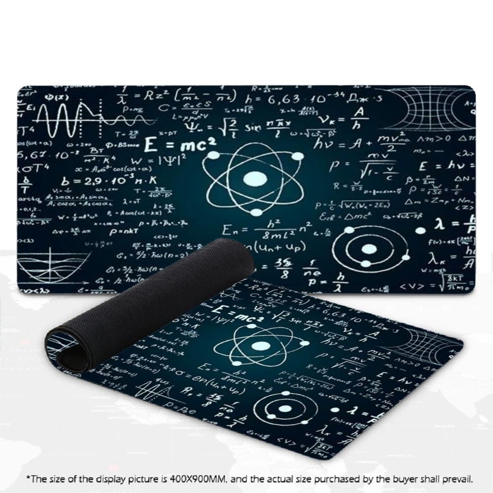 Large Science Formula Gaming Mouse Pad Non-Slip Desk Mat - Zoomed image showing craftsmanship