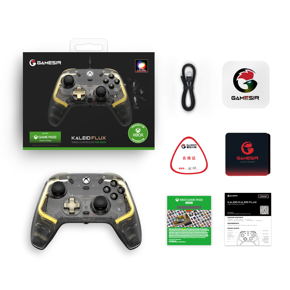 Complete package items including user manual