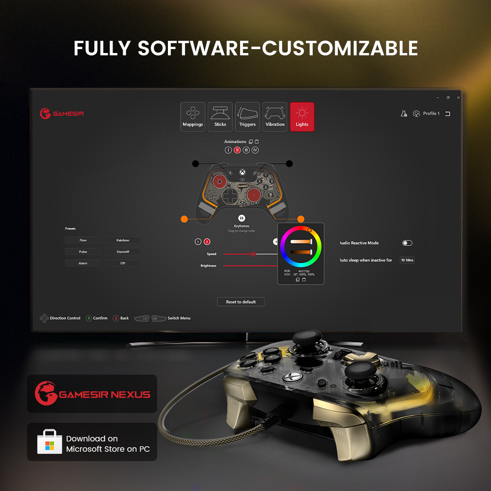 Controller profile mapping via software