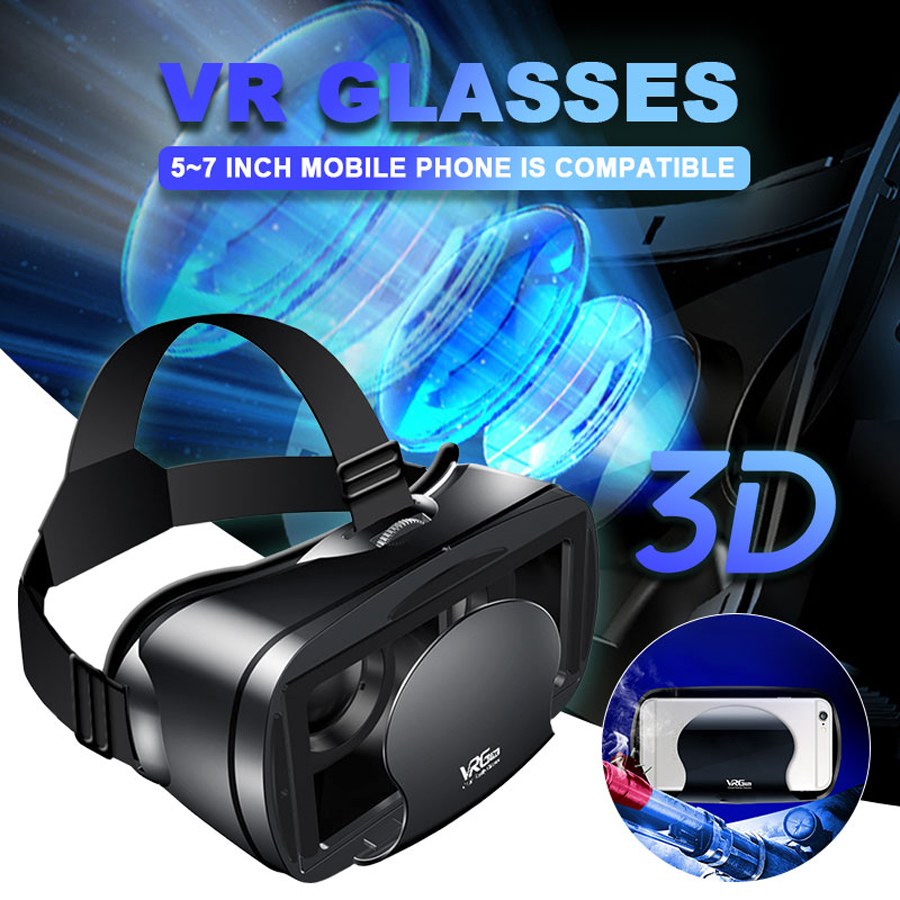 3D VR Headset Smart Glasses Virtual Reality Helmet for smartphone