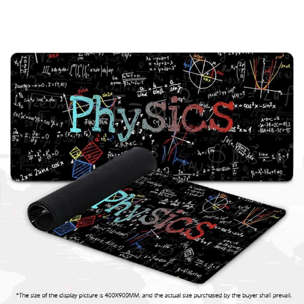 Large Science Formula Gaming Mouse Pad Non-Slip Desk Mat - Image highlighting product features