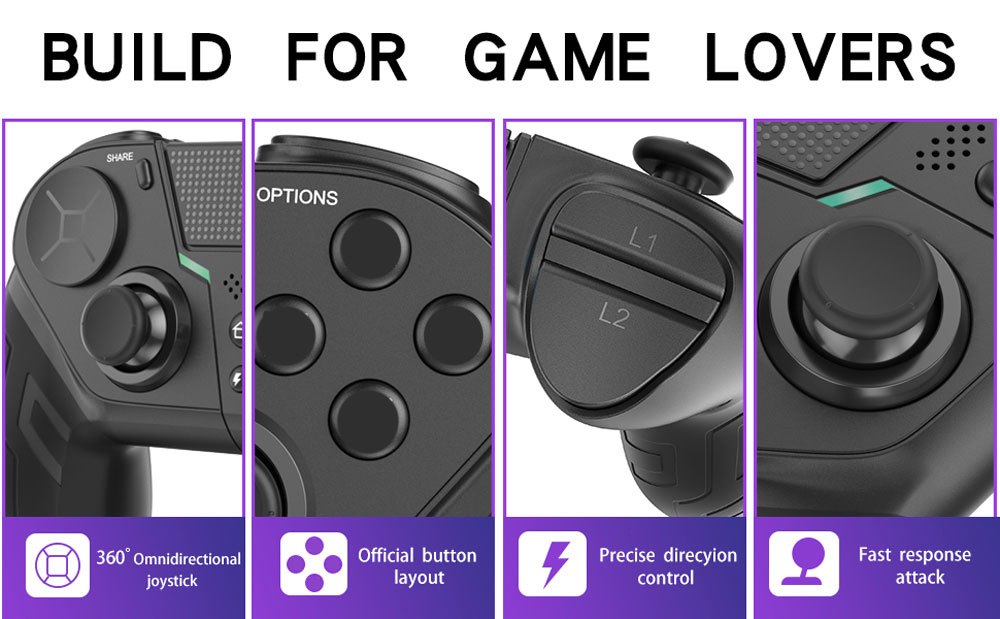 Programmable button functions on wireless game controller