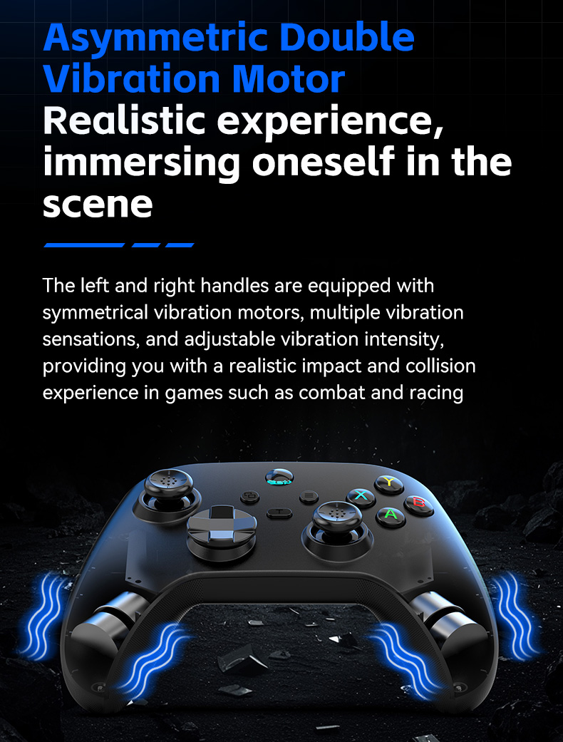 Wireless Mobile Game Controller for Switch PC Android iOS - Angle view of the product in use