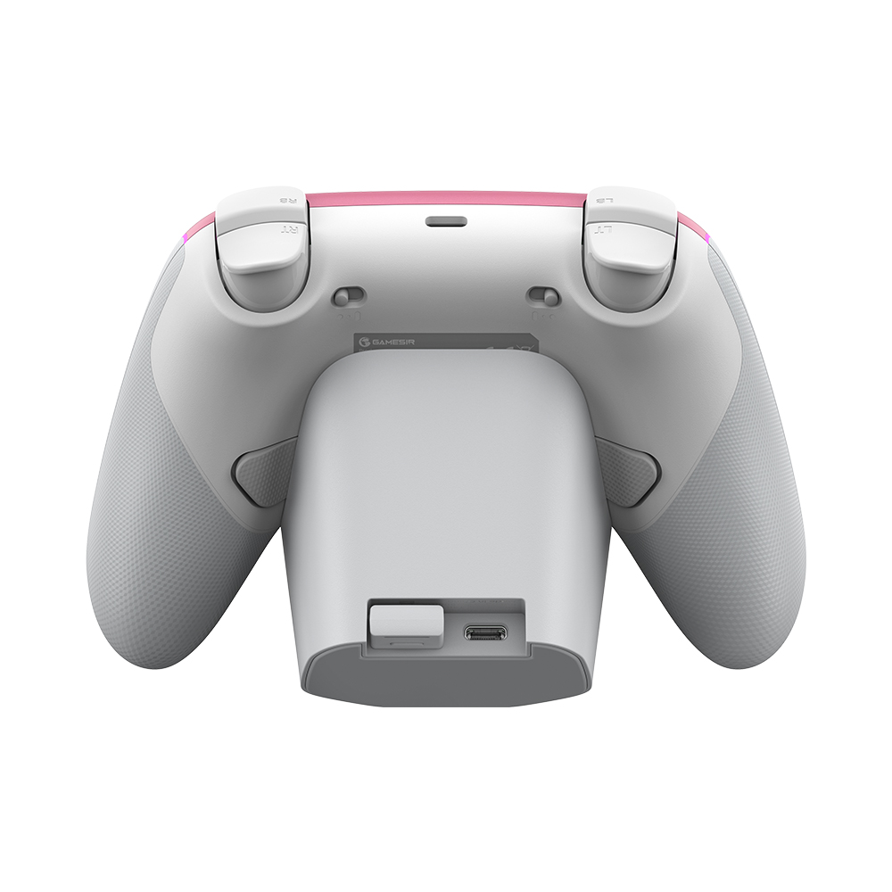 RGB lighting effects showcase on the controller