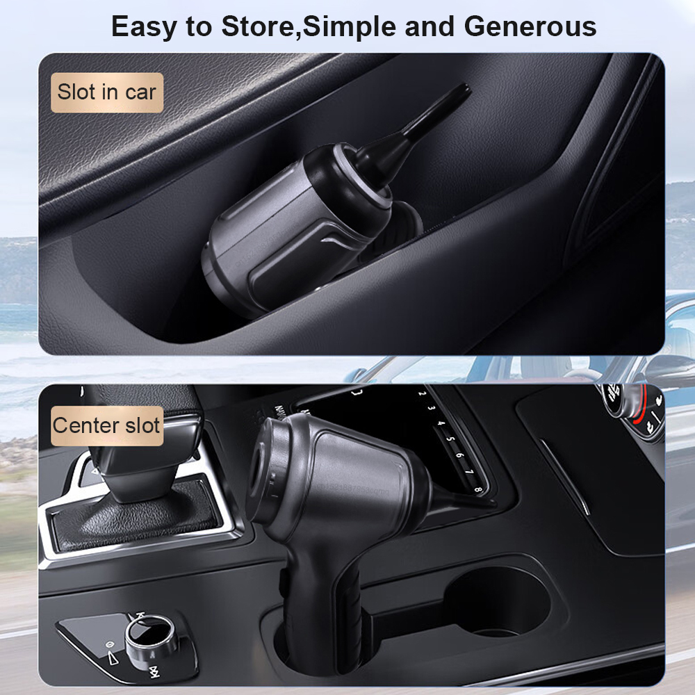 Cordless operation showing freedom of movement during cleaning