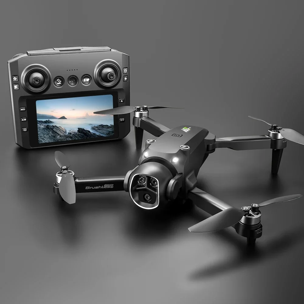 M7 GPS 8K HD Drone with Dual Camera and Obstacle Avoidance - Sleek profile against neutral background