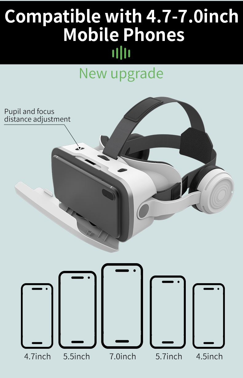 VR Shinecon virtual reality 3D headset goggles for smartphones