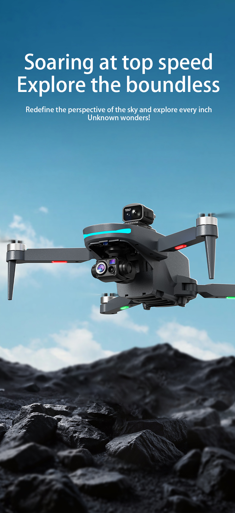 Xiaomi GPS Drone 4K HD Dual Camera Three-Axis RC Quadcopter - High-quality product image